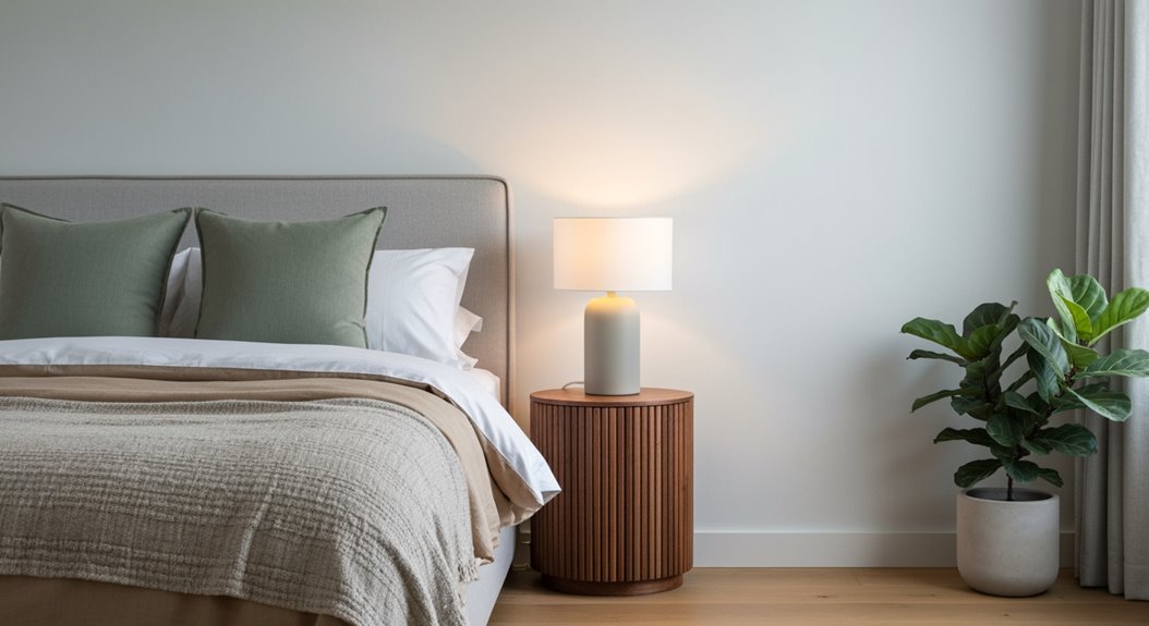 ruhige zusammenhängende gedämpfte akzentuierende Farben