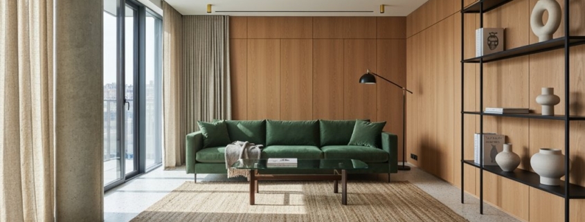 zeitgenössische Apartment-Materialtrends