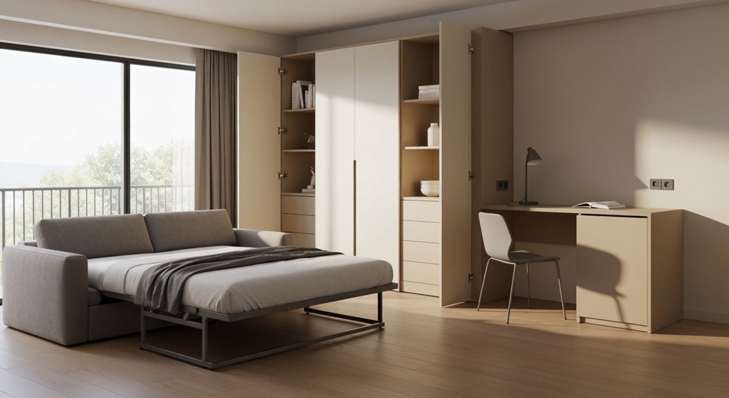 Multifunktionale Möbel maximieren den Platz