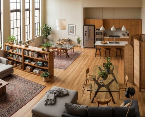 offen gestaltetes Wohnen überdenken