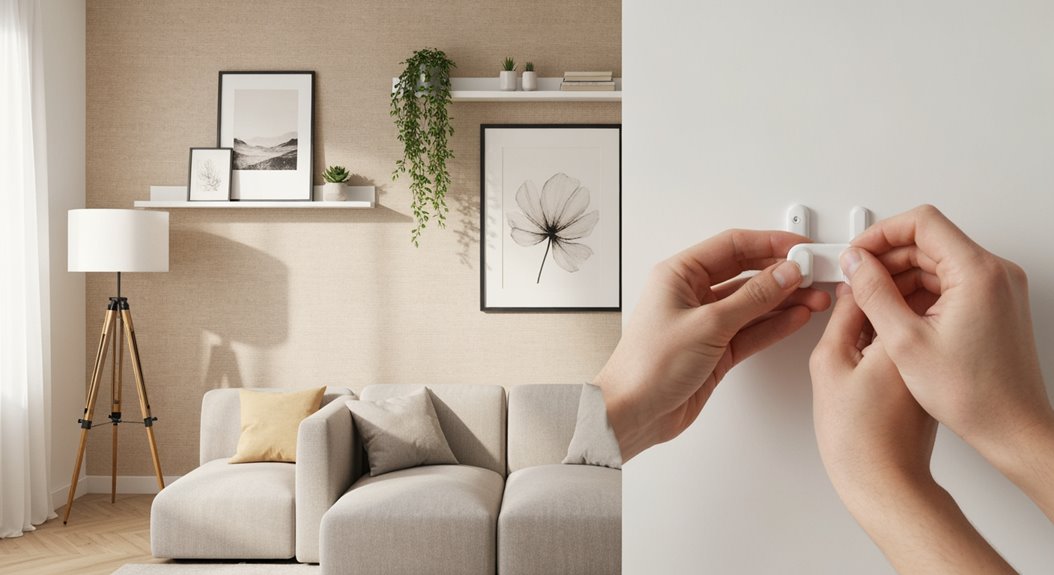 abnehmbare, mieterfreundliche Wand-Updates