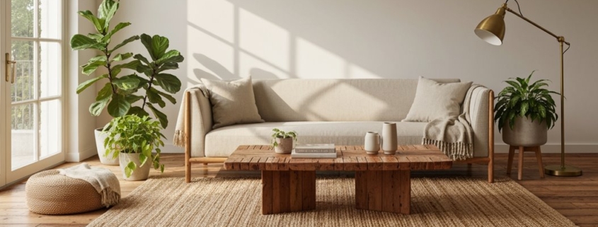 nachhaltiges Leben stilvolle ökologische Einrichtungsgegenstände