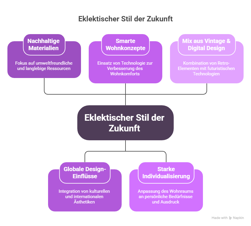Eklektischer Stil der Zukunft - visual selection